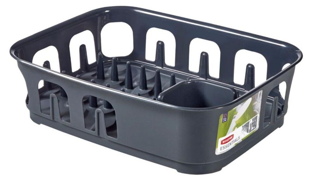 Curver Essentials Geschirrständer 39x29x10,9 cm Anthrazit