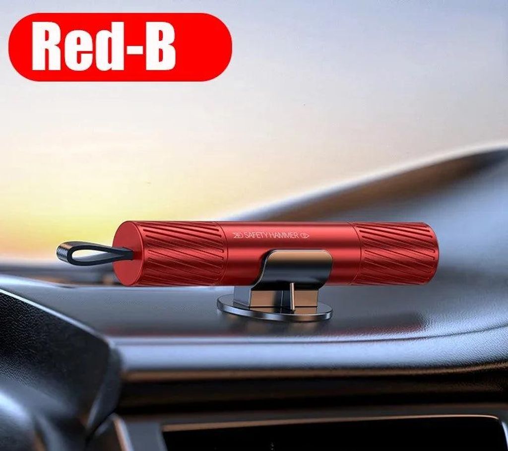 lot de 6 marteaux de sécurité-Coupe ceinture de sécurité Image du produit 