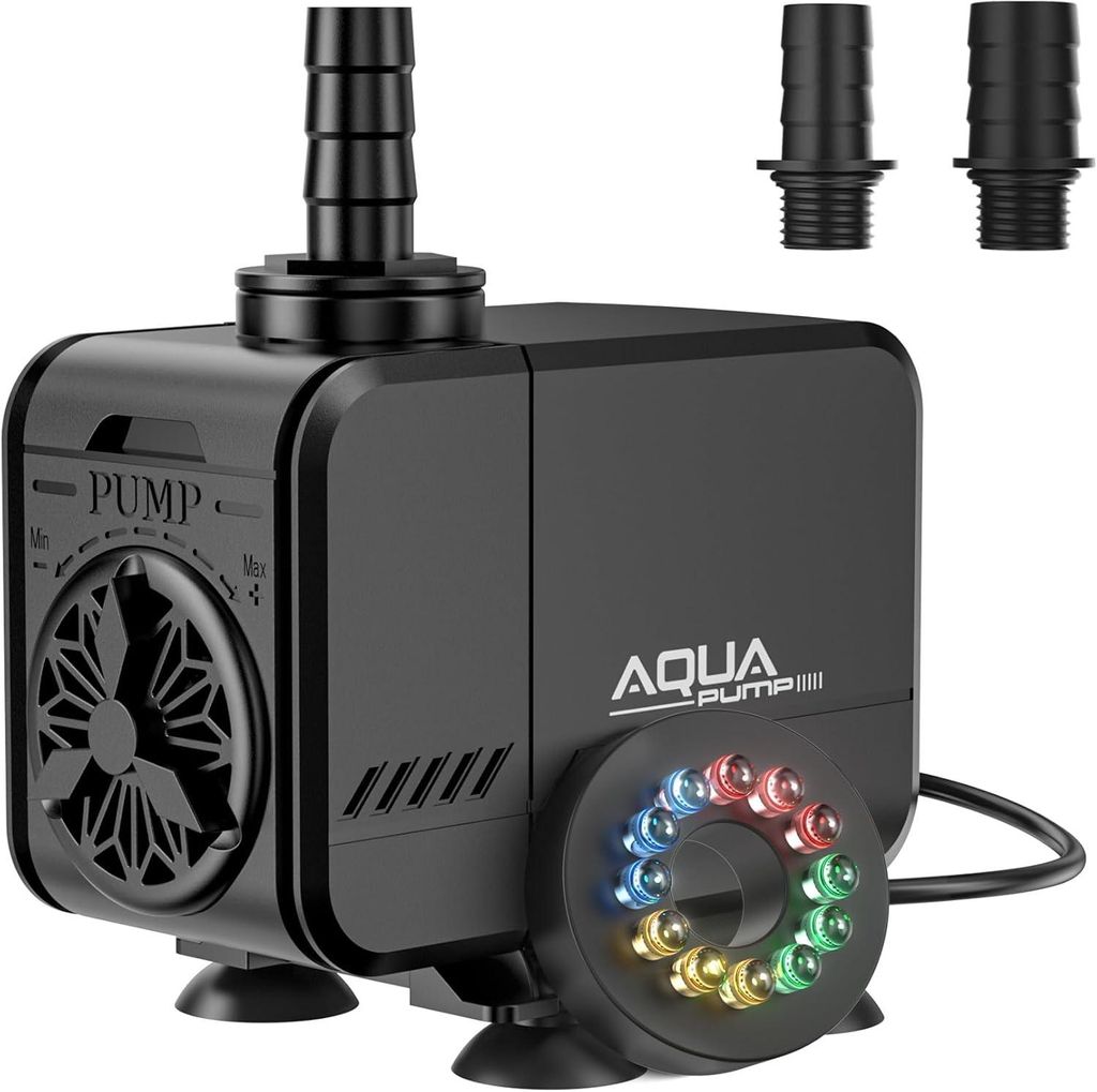 Pompa per fontane MIAJARD con illuminazione a LED, portata Immagine del prodotto 