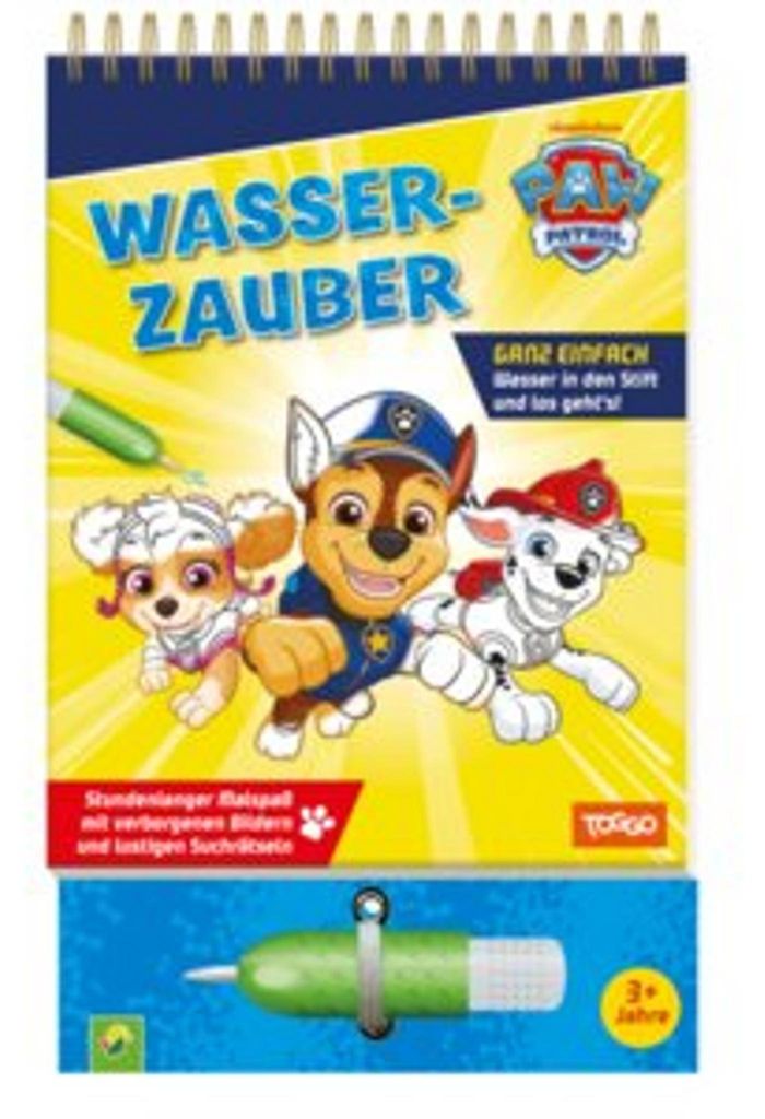PAW Patrol Wasserzauber - Wassermalbuch ab 3 Jahre Produktbild 