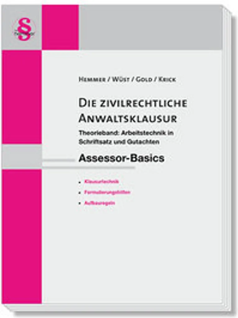 Manuel de préparation Assessor-Basics examen avocat droit civil PDF