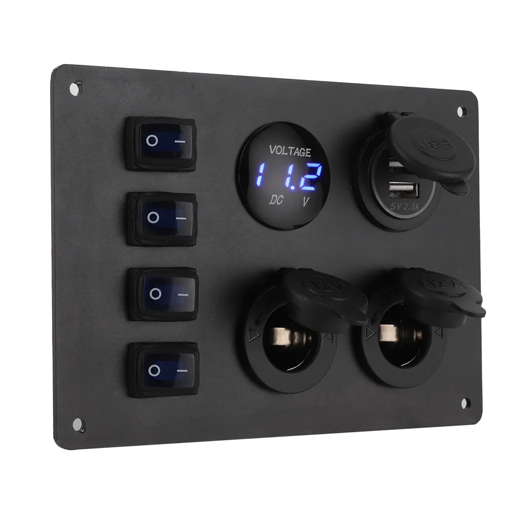 Panneau interrupteur bateau : solution étanche pour tableau de bord