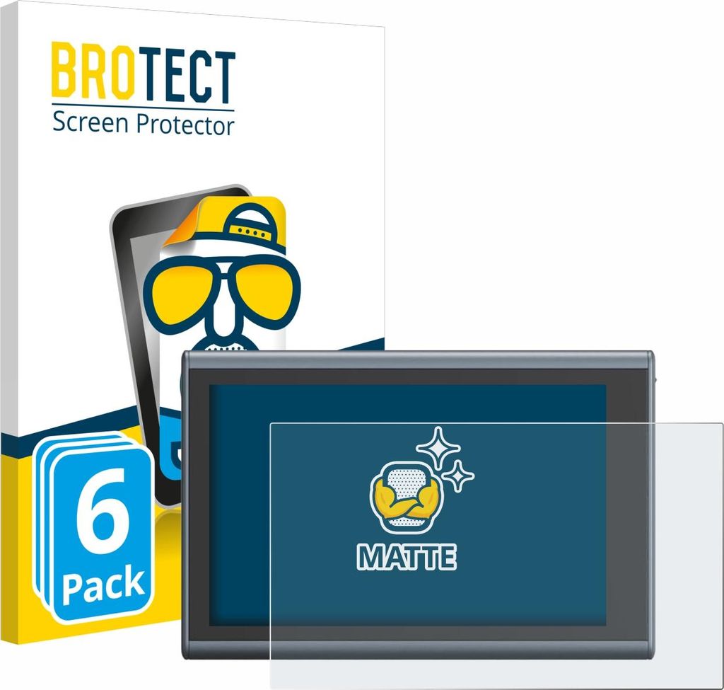 6x BROTECT Schutzfolie für SmallRig Wireless Monitor Displayschutz Displayschutzfolie Folie Matt Entspiegelungsfolie
