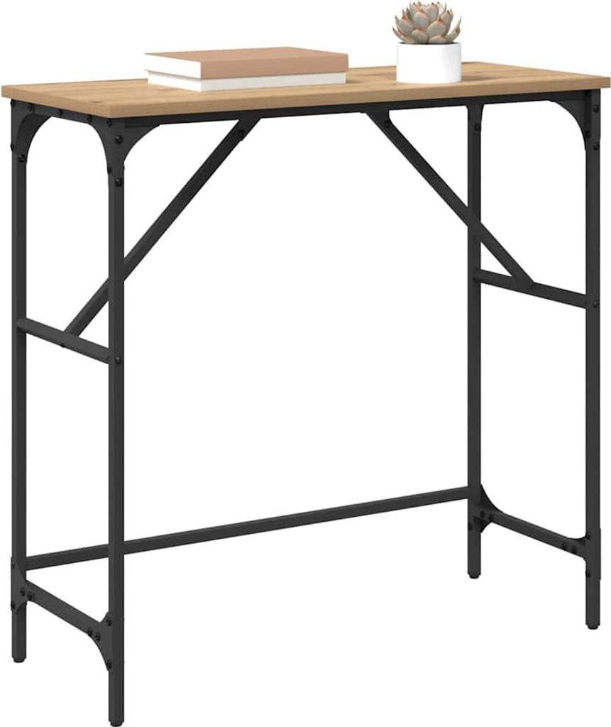 " "Nachttisch Elegantes Design - Beistelltisch - Konsolentisch Artisan-Eiche 75x32x75 cm Holzwerkstoff NeuMöbel 3731693