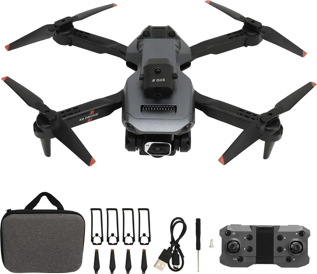 Drone 4K anti-collision pliable double caméra, idéal pour les débutants