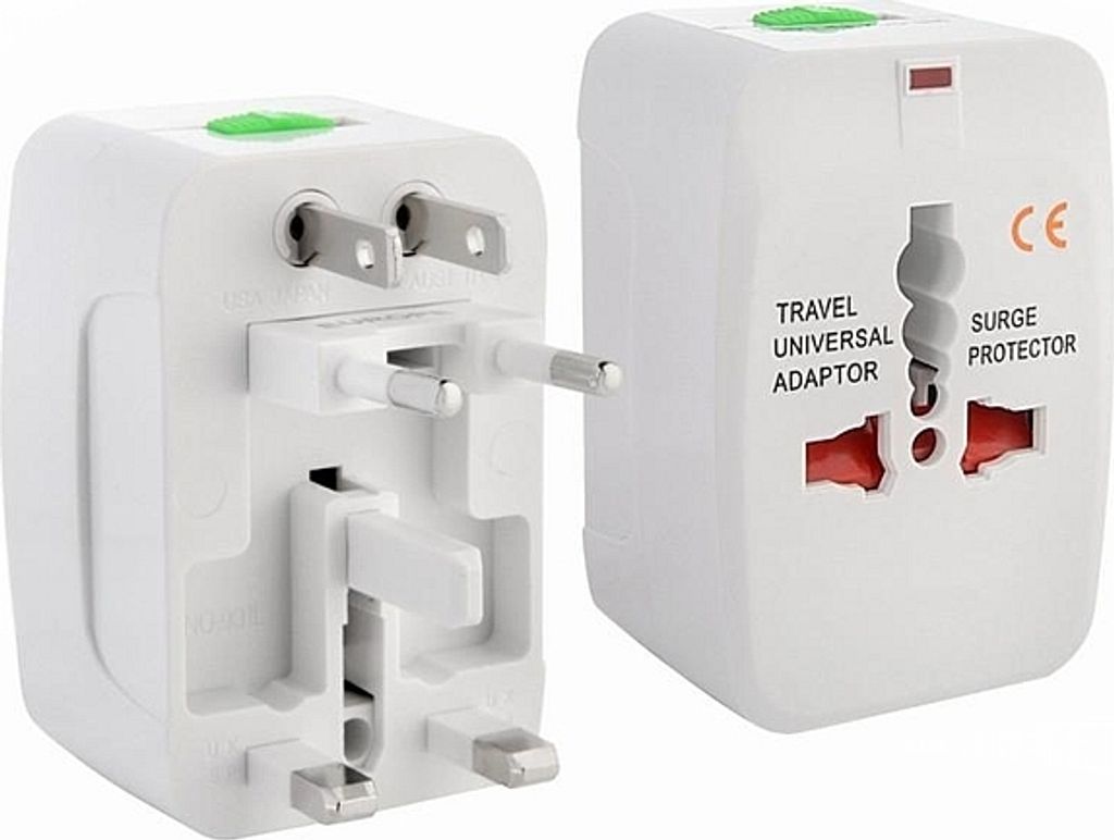 Adaptateur universel de voyage pour prises étrangères Image du produit 