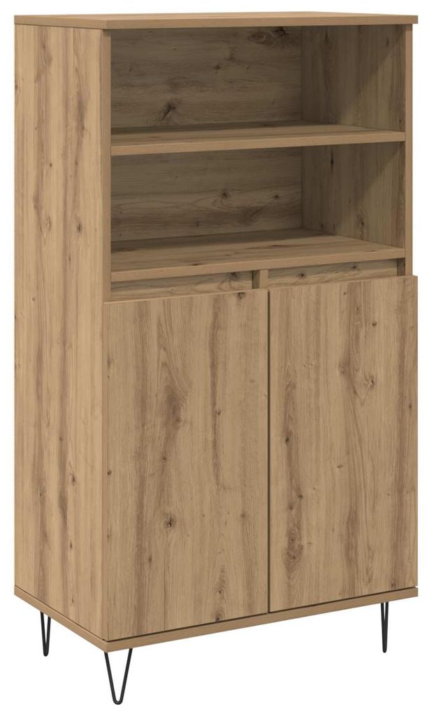 Hochboard Braun 60 x 36 x 110 cm Holzwerkstoff