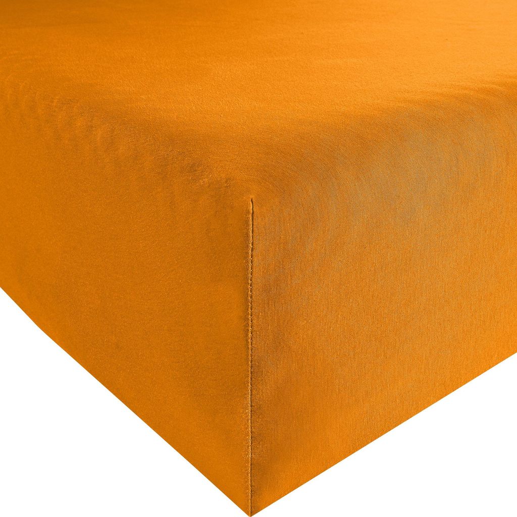 REDBEST Spannbettlaken Denver" orange 180x200 cm - 200x200 cm"
