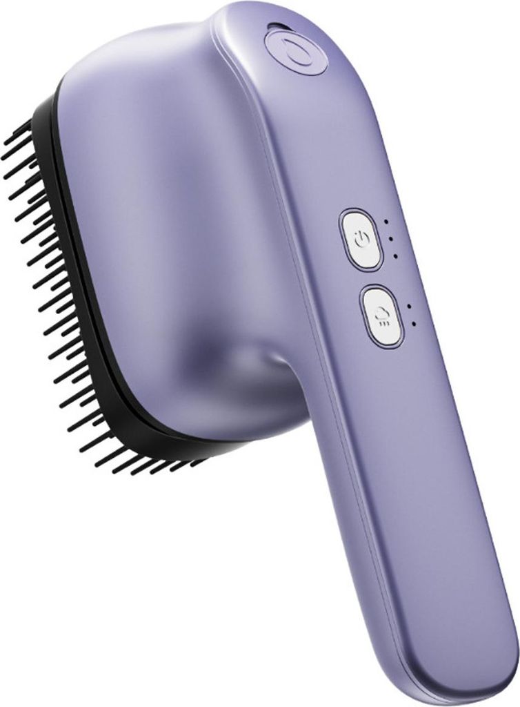 Elektrische Kopfhautbürste, Vibrations-Massagegerät mit Sprühöl, 2400 Vibrationen/Min, Haarpflege & Entspannung, kabellos & tragbar