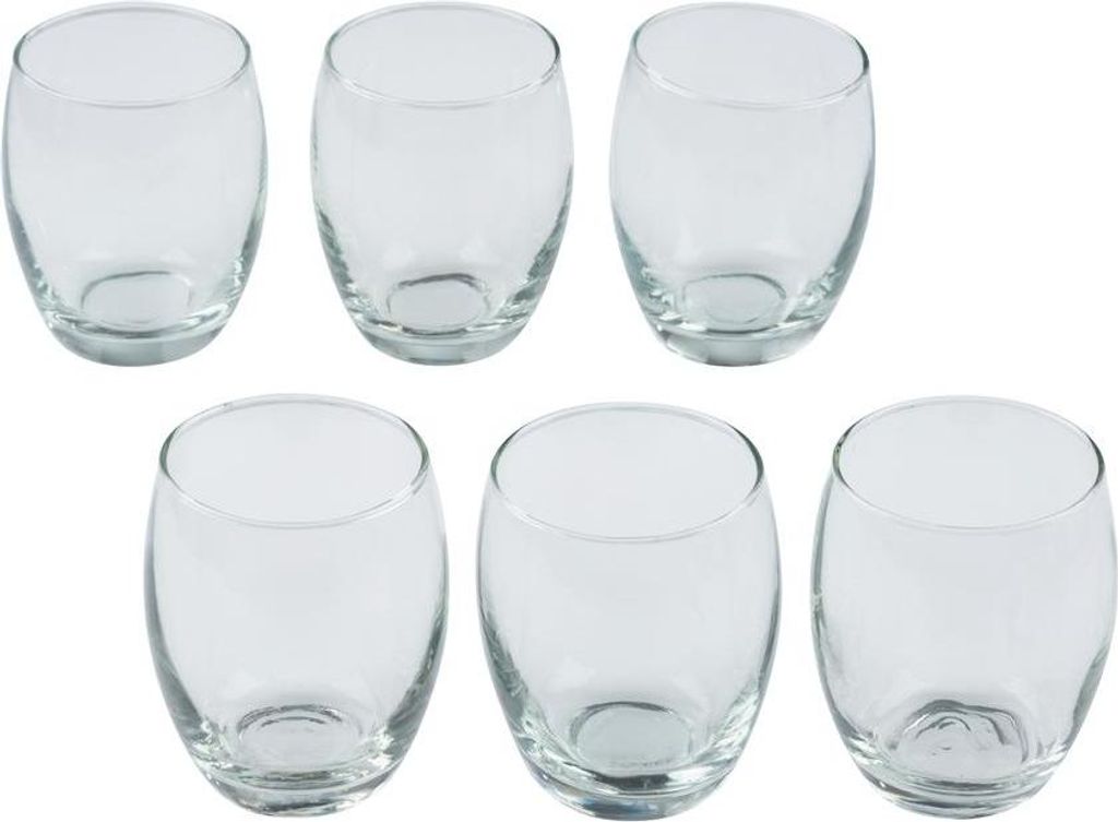 Zestaw 6 szklanek do wody alpina – 350 ml – można myć w Zdjęcie produktu 