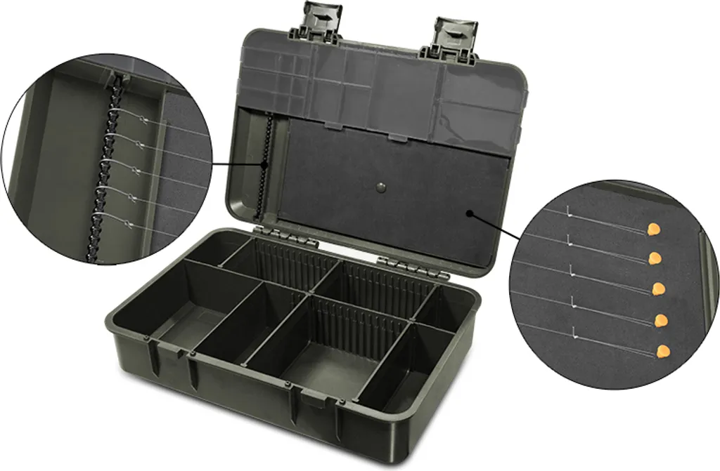 Delphin KlikBOX Mega Organizer Boîte de Rangement Matériel de Pêche