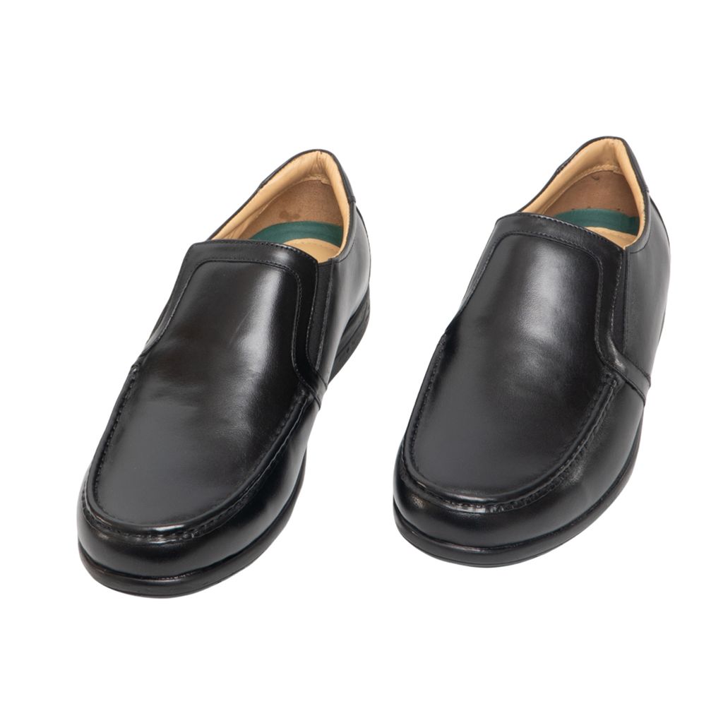 Chaussures en cuir XXX extra larges pour hommes Roamers Image du produit 