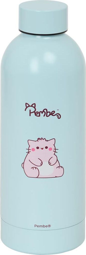 Wasserflasche Pembe The pink cat Bunt