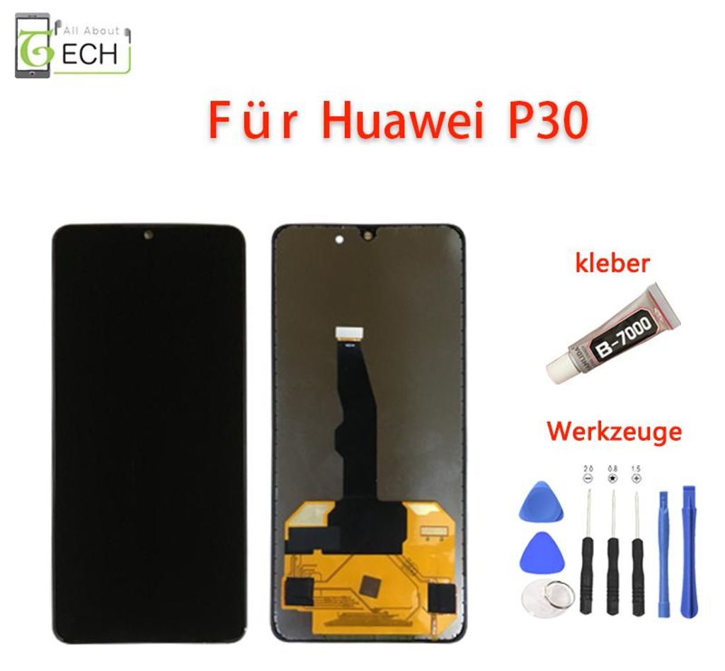 LCD Display für Huawei P30 ELE-L29 Touchscreen Touch Produktbild 