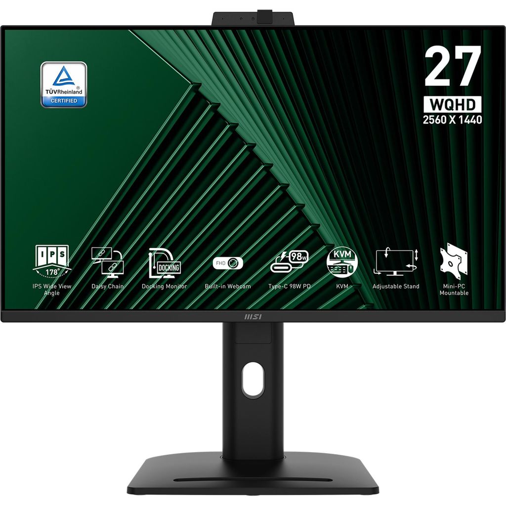 MSI PRO MP275QPDGDE 69cm 27" IPS WQHD 4ms 100Hz - Écran Image du produit 