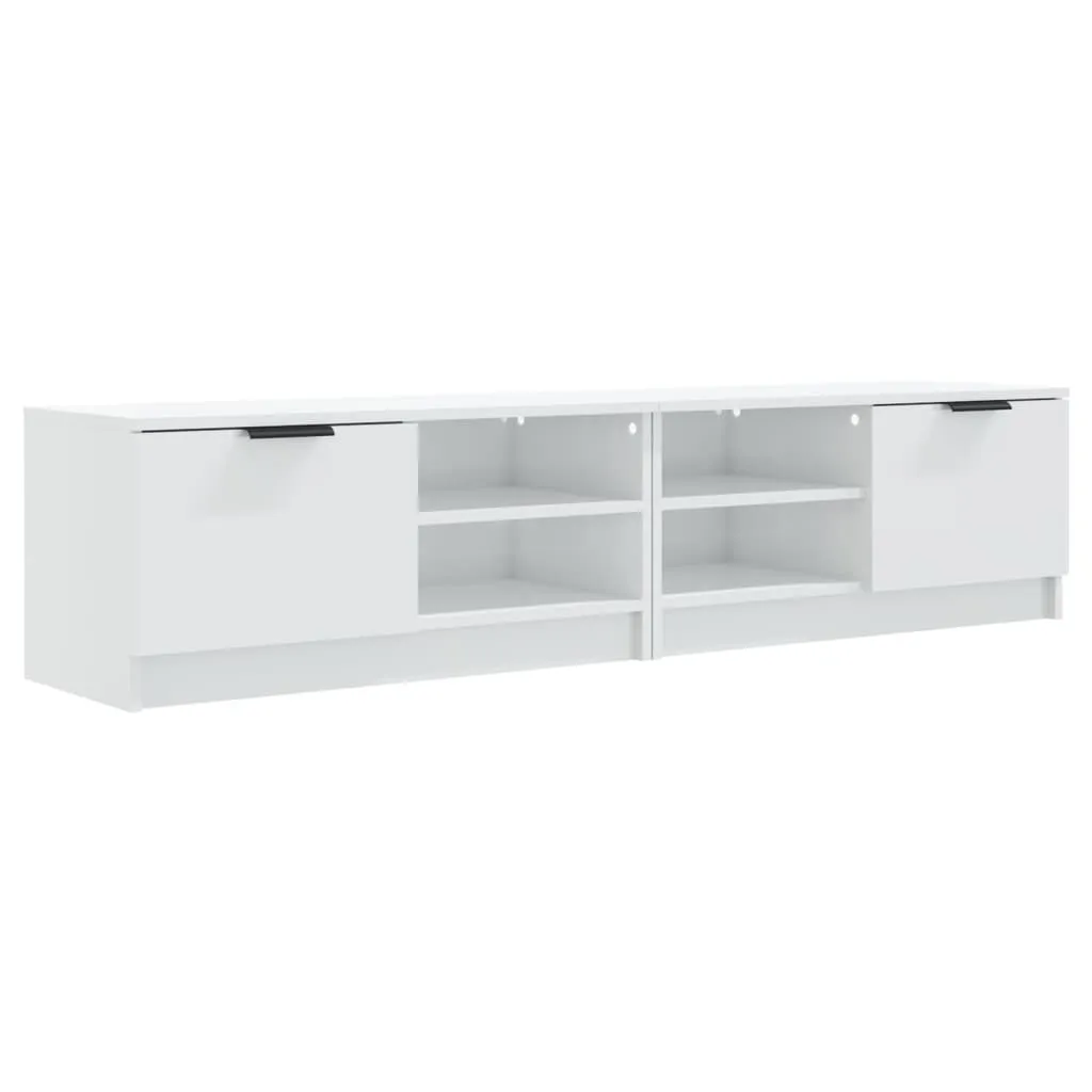 Supporto TV vidaXL 2 Pezzi 80x35x36,5 cm Bianco Lucido - Offerta