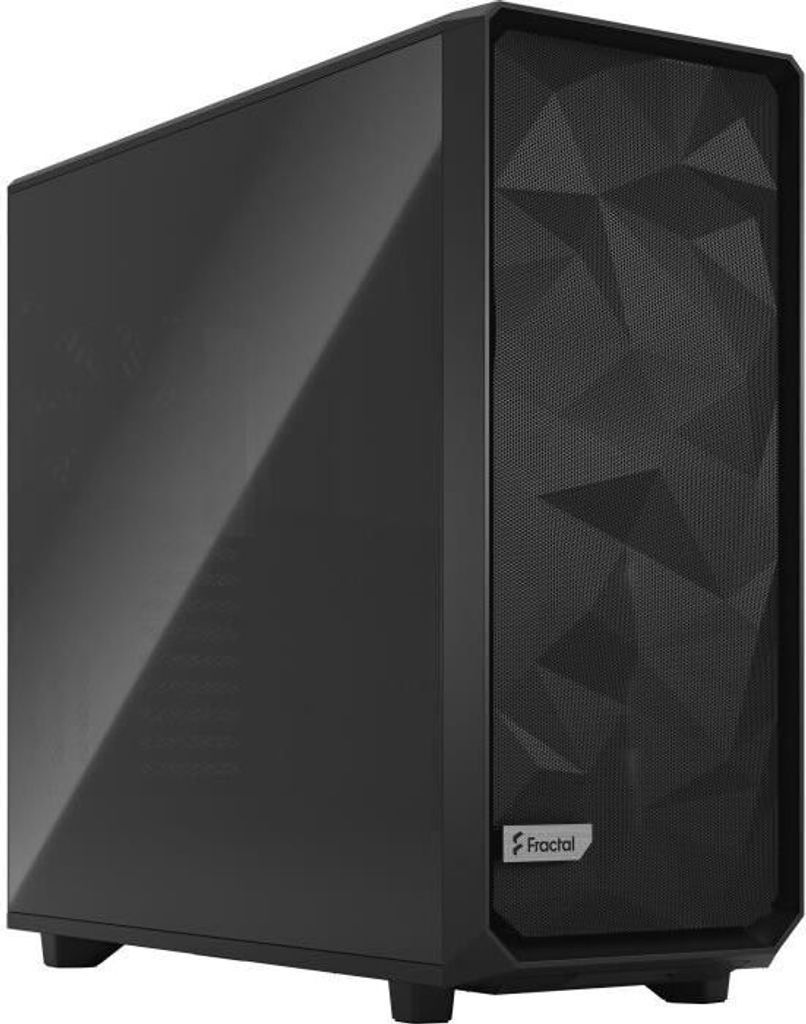 PC Gehäuse Fractal Design Meshify 2 XL, E-ATX, Klarglasfenster, Dual-Layout, Abnehmbares Oberteil, USB 3.1 Typ-C, Schwarz