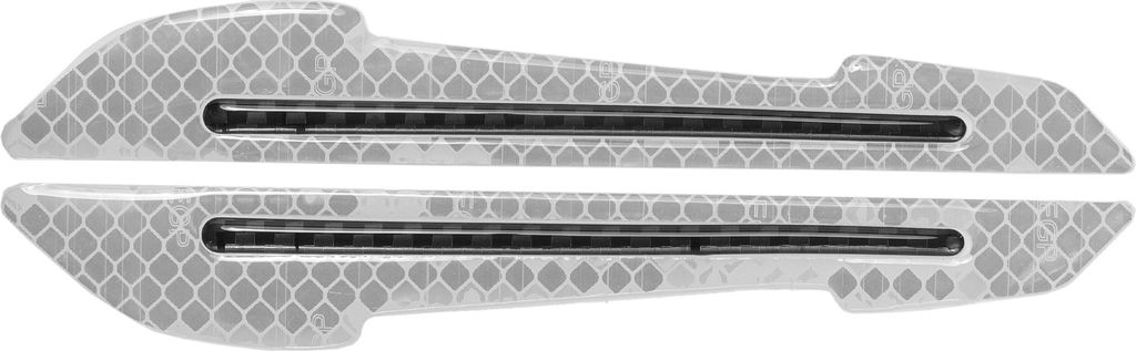 Reflektierender Stoßstangenaufkleber Diamantweißes Rechteckmesser Reflektierender Autoaufkleber Personalisierte Dekoration Fahrzeugkarosserie ode...