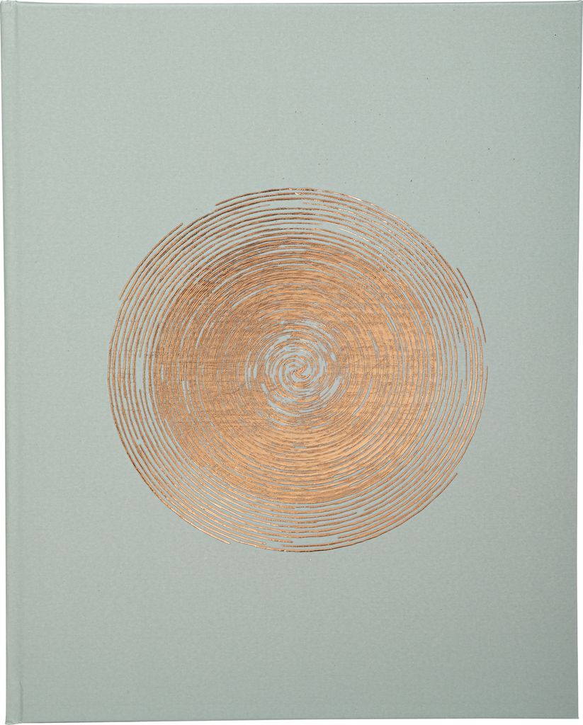 Exacompta Gästebuch 100 Seiten gold, 27x22cm, Ellipse Grün - Grün - 47982E