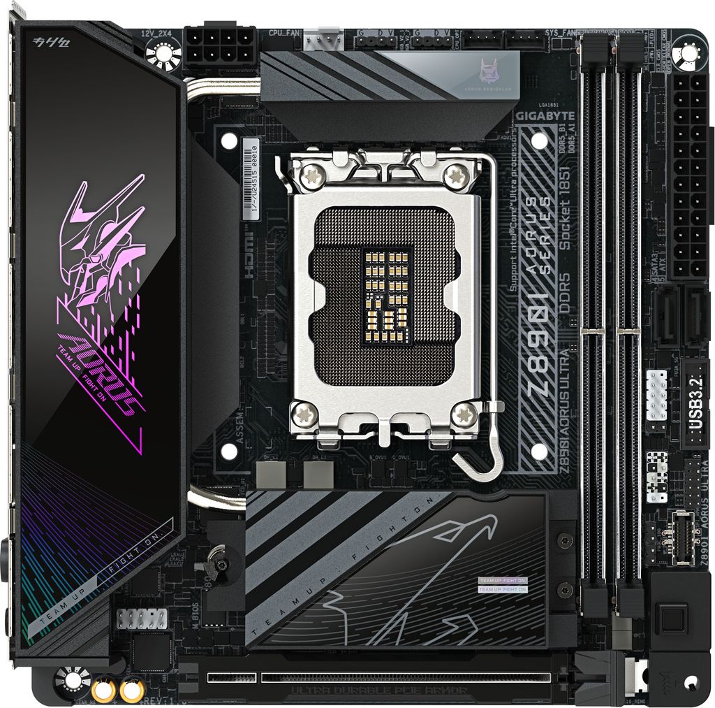 Gigabyte Z890I AORUS ULTRA (Z890,S1851,mITX,DDR5) Zdjęcie produktu 