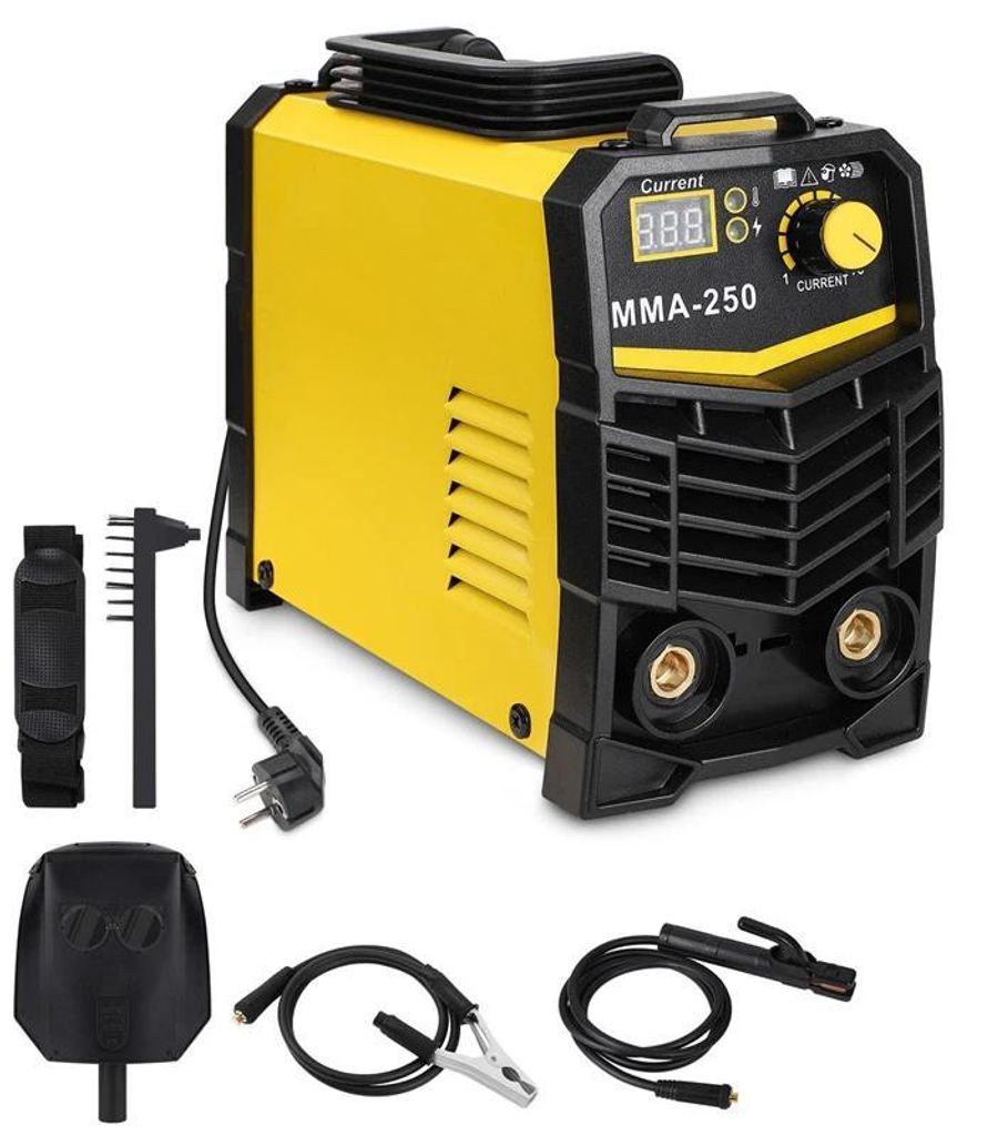 Mini Schweißgerät - MMA/ARC Elektrodenschweißgerät - 20–250A - 4000W - 220V - EU-Stecker