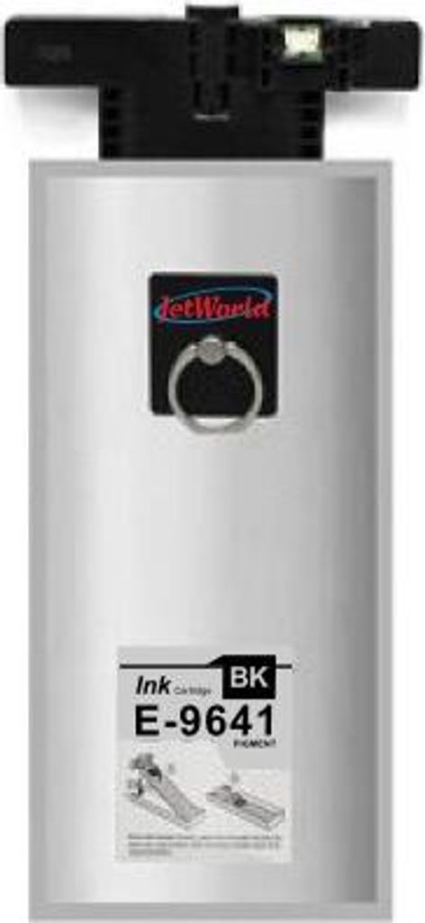 JetWorld Schwarz Epson T9641 Tintenpatrone C13T964140 Ersatz