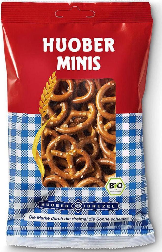 Huobermini pretzel croccanti e deliziosi conOriginal 40g Immagine del prodotto 