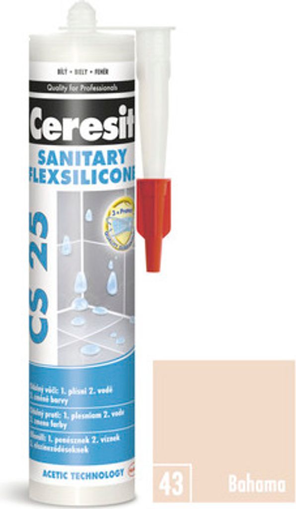 Ceresit CS 25 Sanitär-Silikon 280 ml 43 bahama