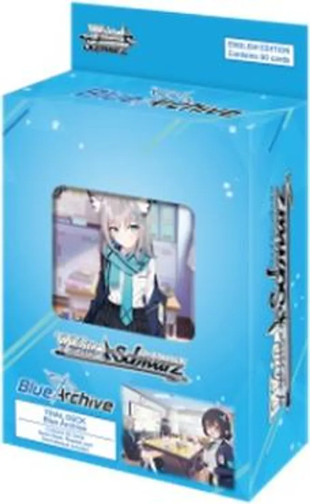 Jeu de Cartes Blue Archive Weiss Schwarz pour Soirées Entre Amis