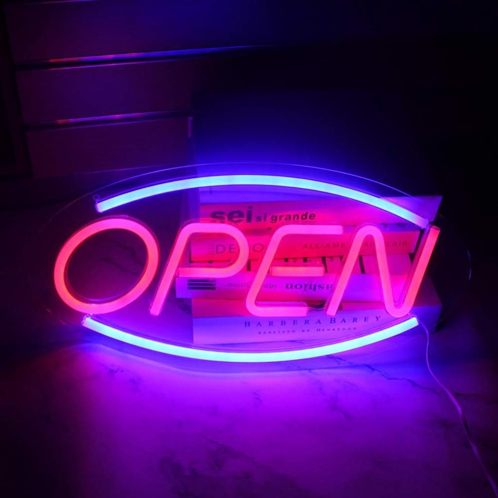Good Vibes Leuchtreklame LED Neonlicht USB