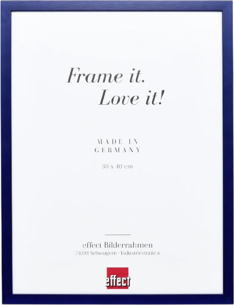 Offerta Cornice Legno 28x35 Blu Profile Top S Vetro Artistico