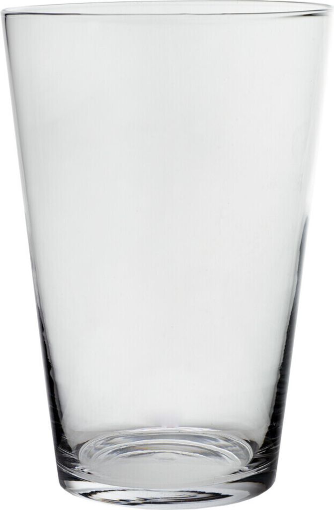 Handgefertigte Glasvase, konische Form, 35 cm Höhe, aus der Produktbild 