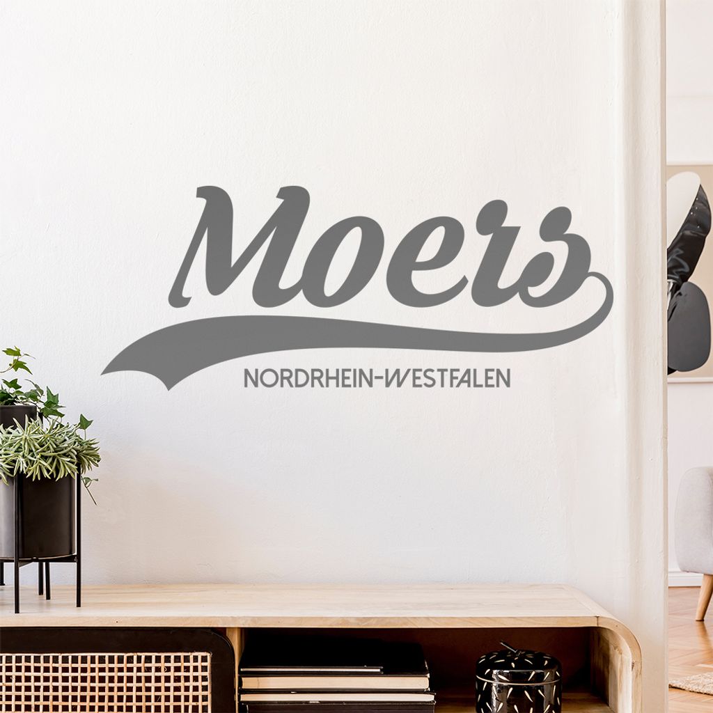 Moers Nordrhein-Westfalen Wandtattoo Wandaufkleber Wall Sticker - Dekoration, Küche, Wohnzimmer, Schlafzimmer, Badezimmer