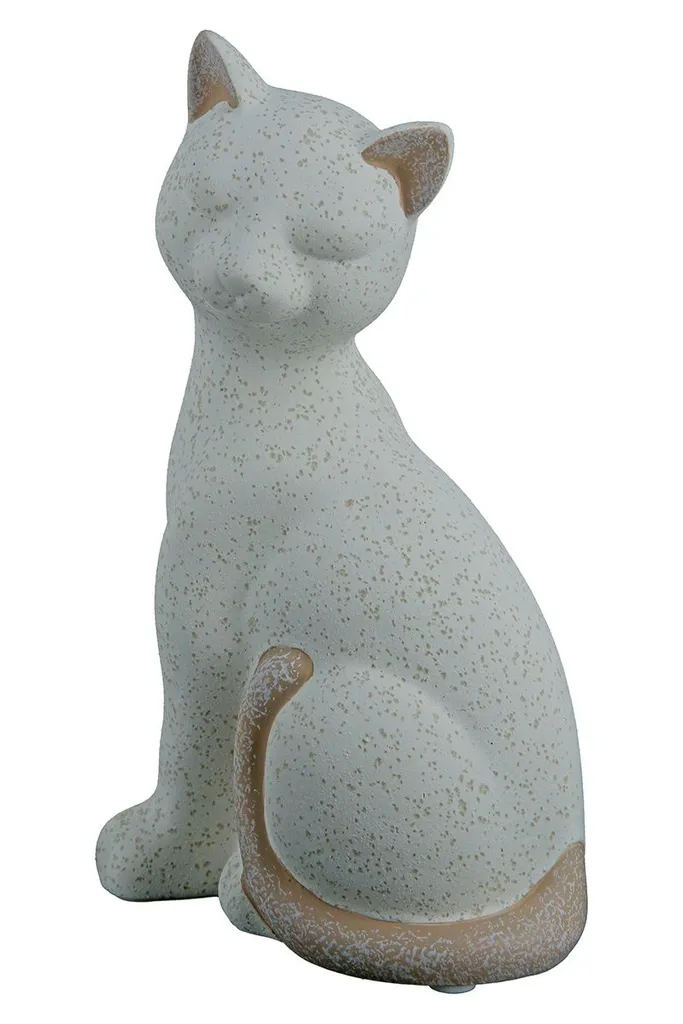 Statue Chat Céramique Gilde Olbia : Déco Chic et Stable - Pack de 2 - 2