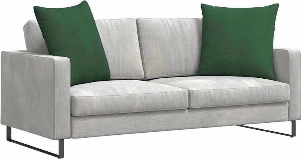 "Winter Sale" Sofakissen 2 Stück Dunkelgrün 60 x 60cm Cordstoff - clorisNeu651410 - Gartenmöbelauflagen