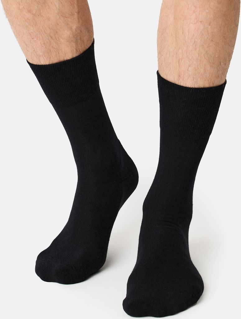 NUR DER Socken  uni Aktiv schwarz 43-46 Produktbild 3