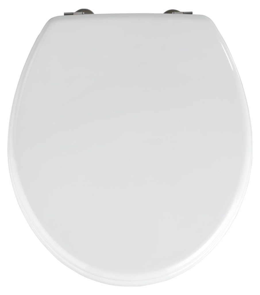 WENKO WC SITZ PRIMA weiß Toiletten Deckel Klo Brillen MDF Produktbild 
