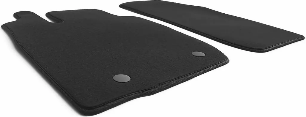 Set Tappeti Dacia Duster 2011 2012 Quality Velours Nero 2 Pezzi - 1