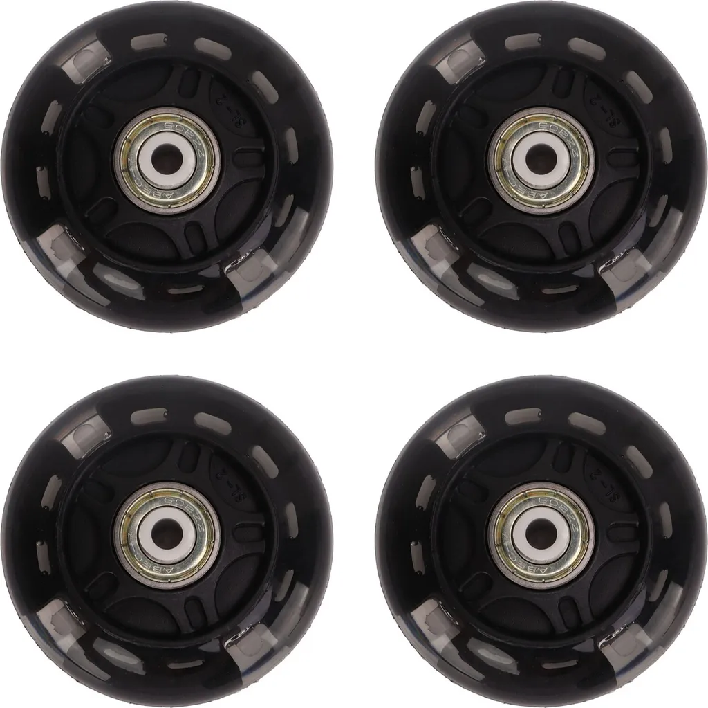 Roues Roller 69 mm pour Sorties Nocturnes - Visibilité et Sécurité LED