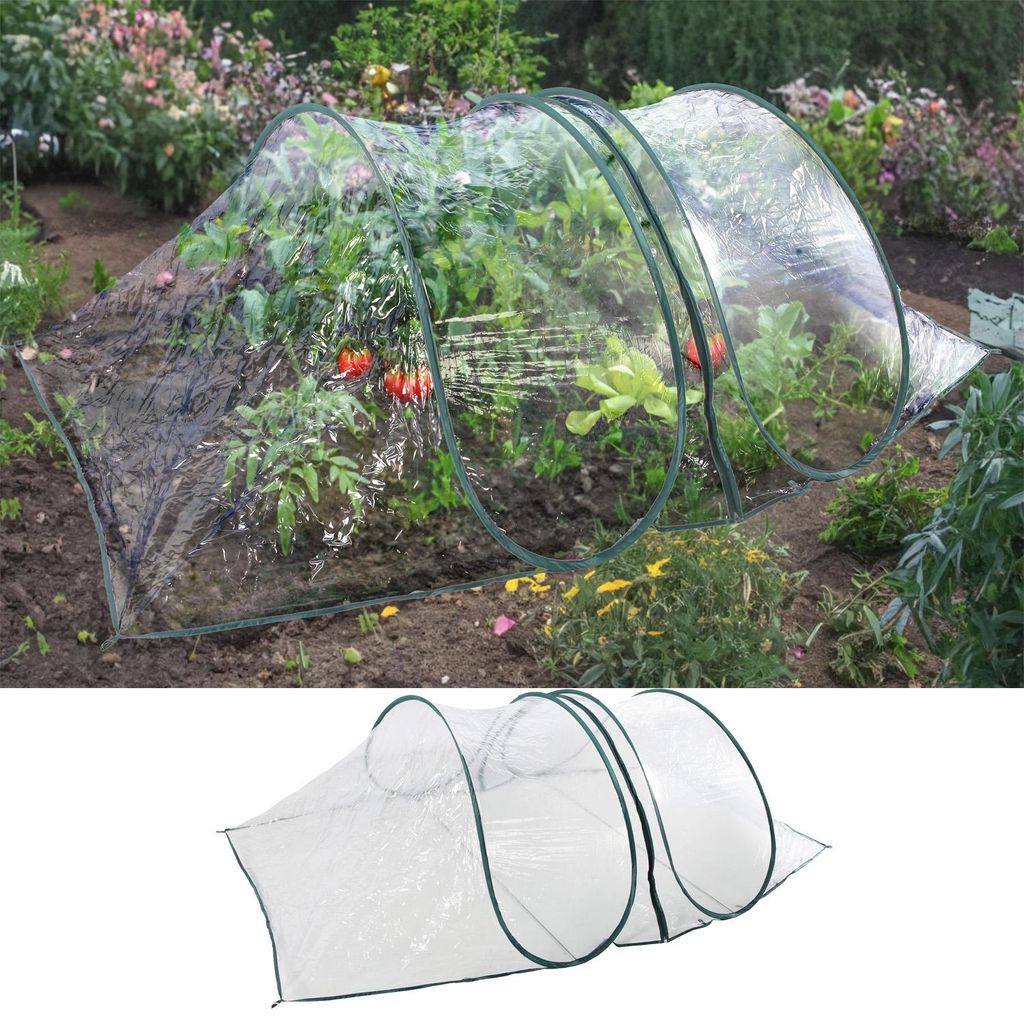 XL Pop Up Frühbeet Gewächshaus Treibhaus PVC 250x110x70cm Produktbild 