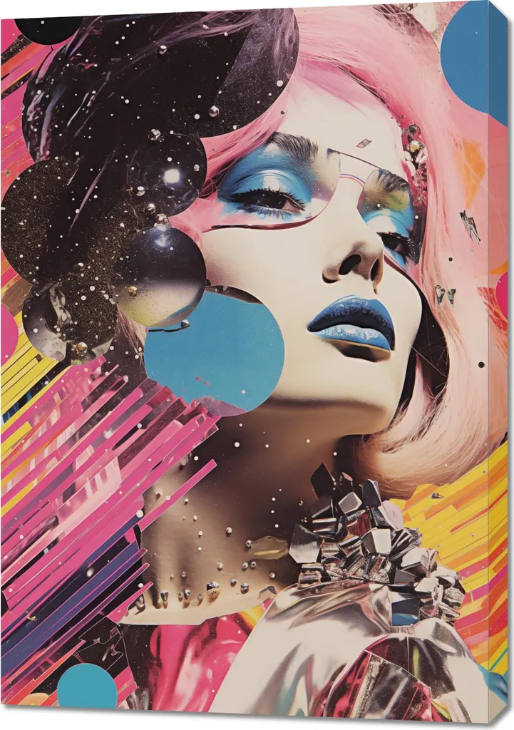 Quadro 70x100 cm Ritratto Neo