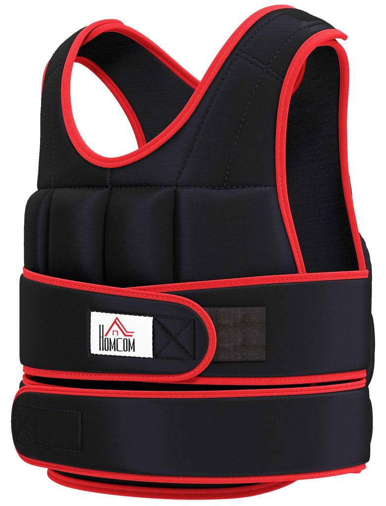 HOMCOM 20 kg Trainingsweste Gewichtsweste einstellbar Produktbild 