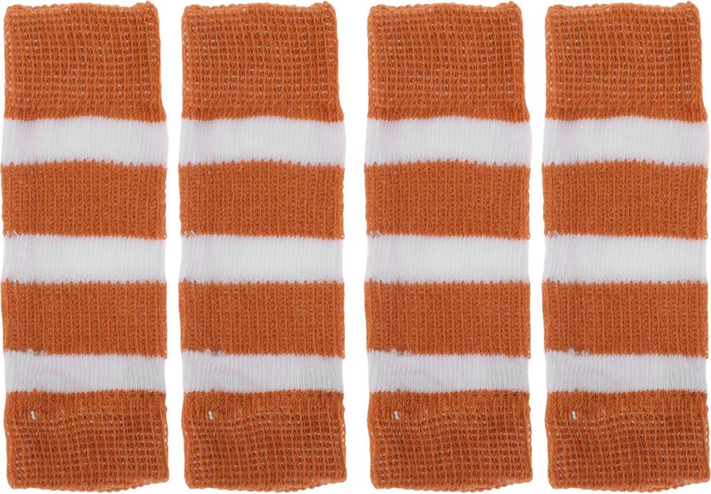 Pack of 4 Hundebeinwärmer Winter Weiche Warme Gestrickte Hundebeinsocken Hundebeinschoner Gelenkschutz Geeignet Für Kleine Hunde Kätzchen Welpen...