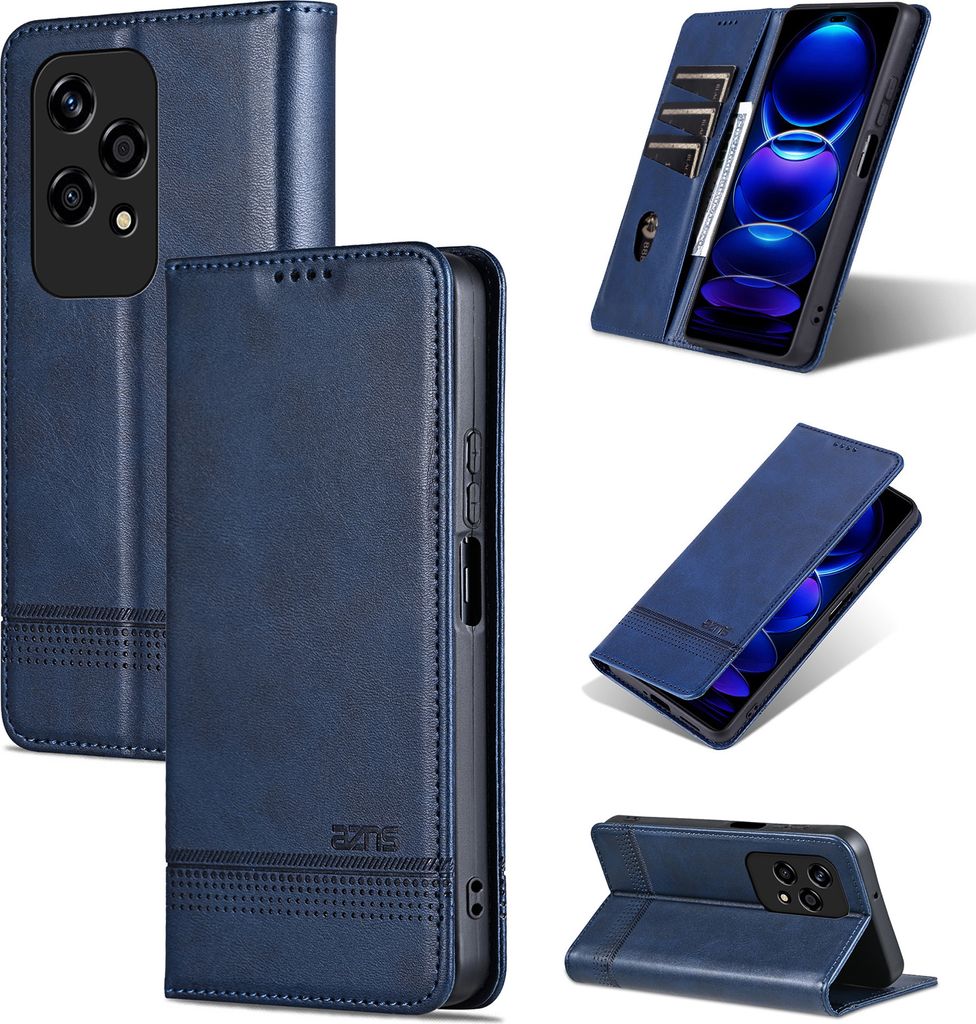 Leder Hülle für Honor 200 Lite, Klapphüllen Brieftasche Produktbild 