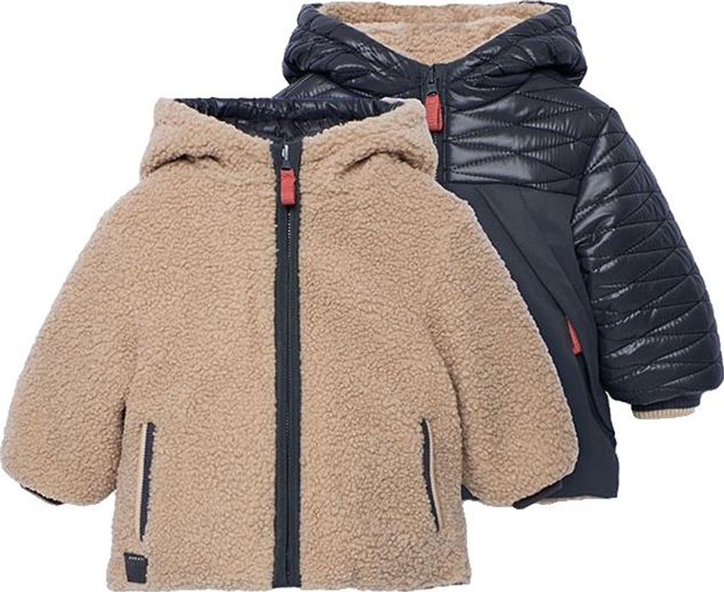 Boboli Reversible Parka Beige,Grau 24 Months Beige,Grau 24 Months
