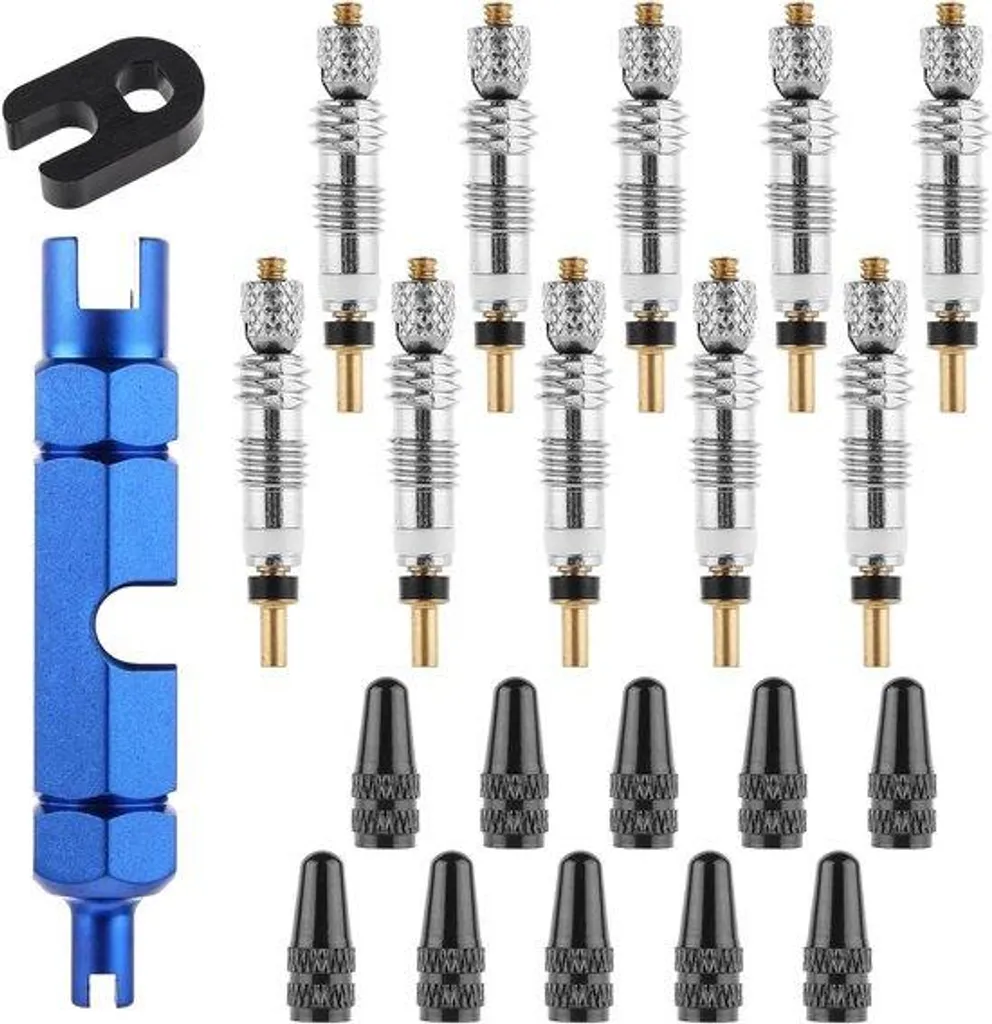 Réparez vos fuites de valve Presta avec ce kit vélo et VTT complet 22pcs