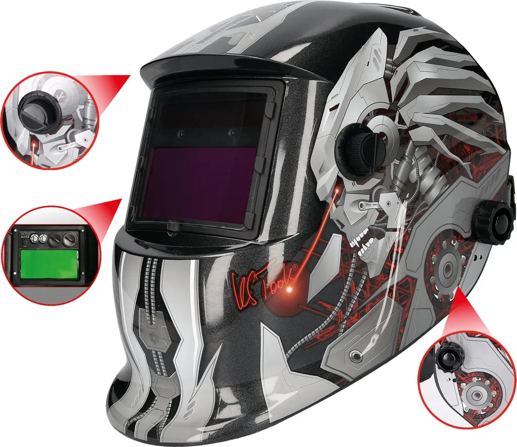 Masque de soudure automatique Steel Design KS TOOLS 310.0195