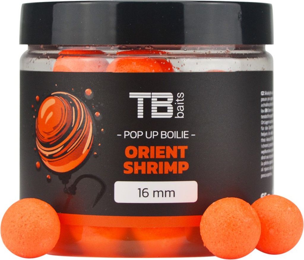 TB Baits Tomas Blazek - Pop Up Orient Shrimp + NHDC 16mm Zdjęcie produktu 