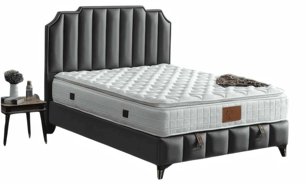 Komfortdoppelbett Bett Schlaflager Komfortbett Schlafstelle Zweibett Großbett