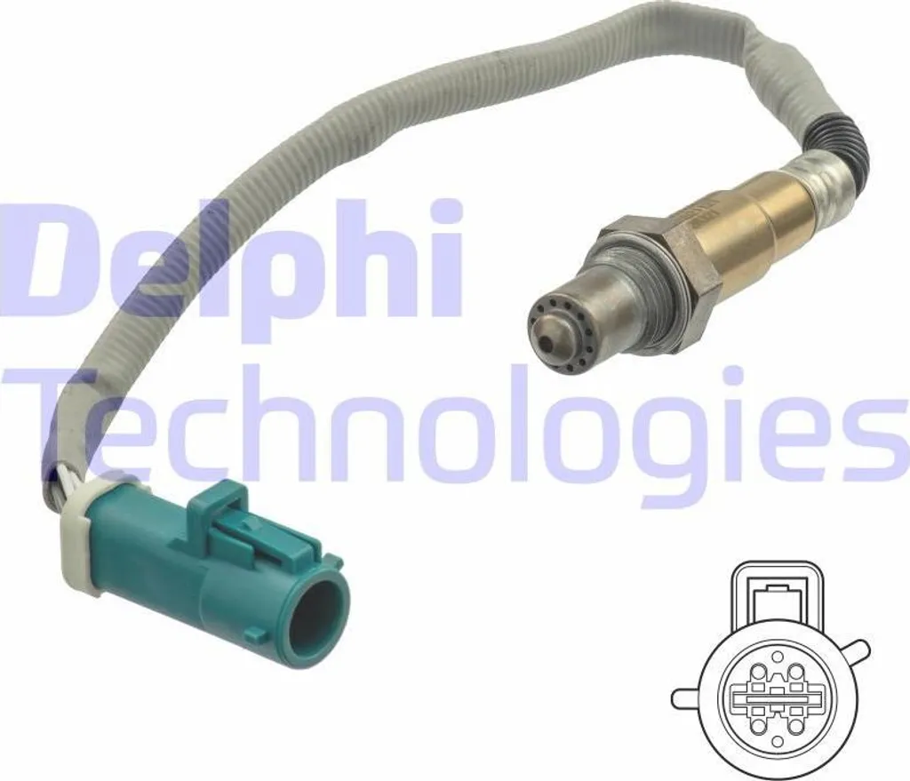 Sonde Lambda Delphi OE 1306214 - Technologie Planaire pour Focus II